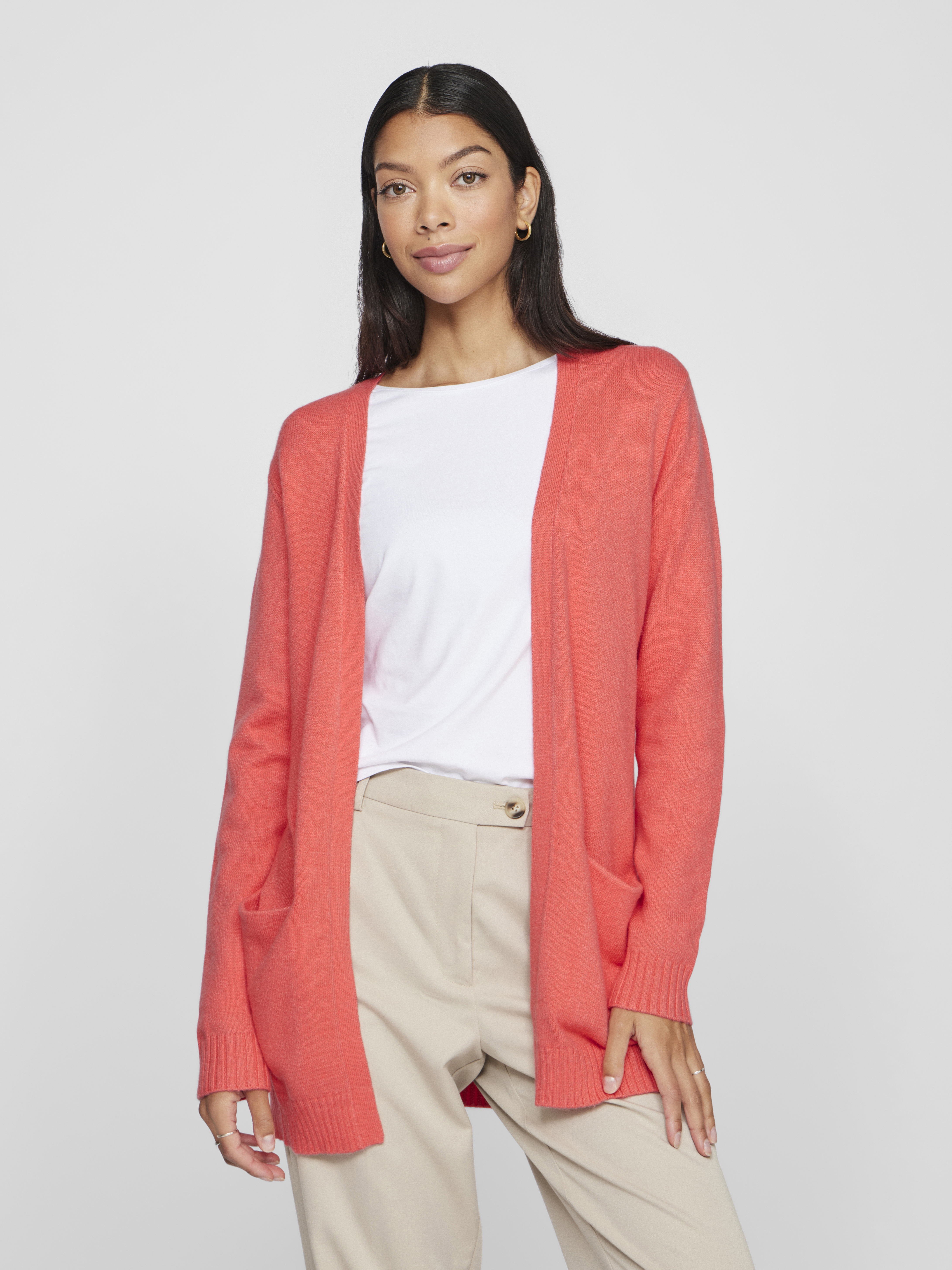 Vila Viril l/s open knit cardigan-noos