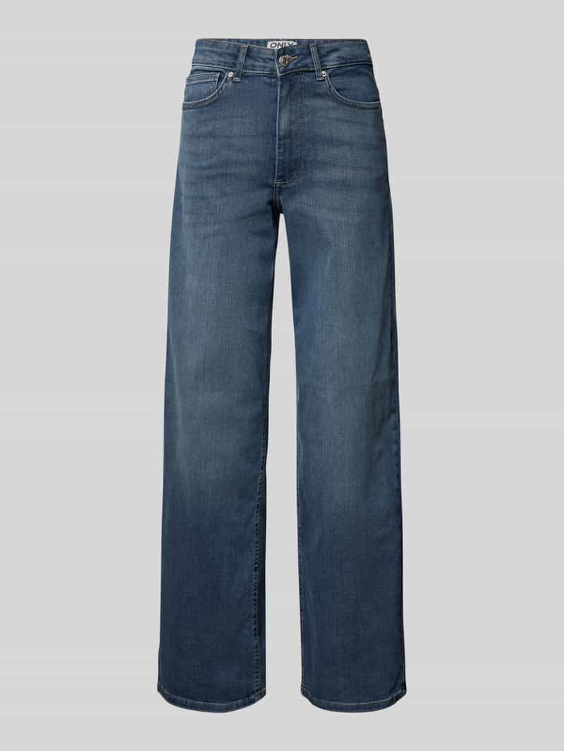 Only Wide leg jeans met katoen, model 'MADISON'