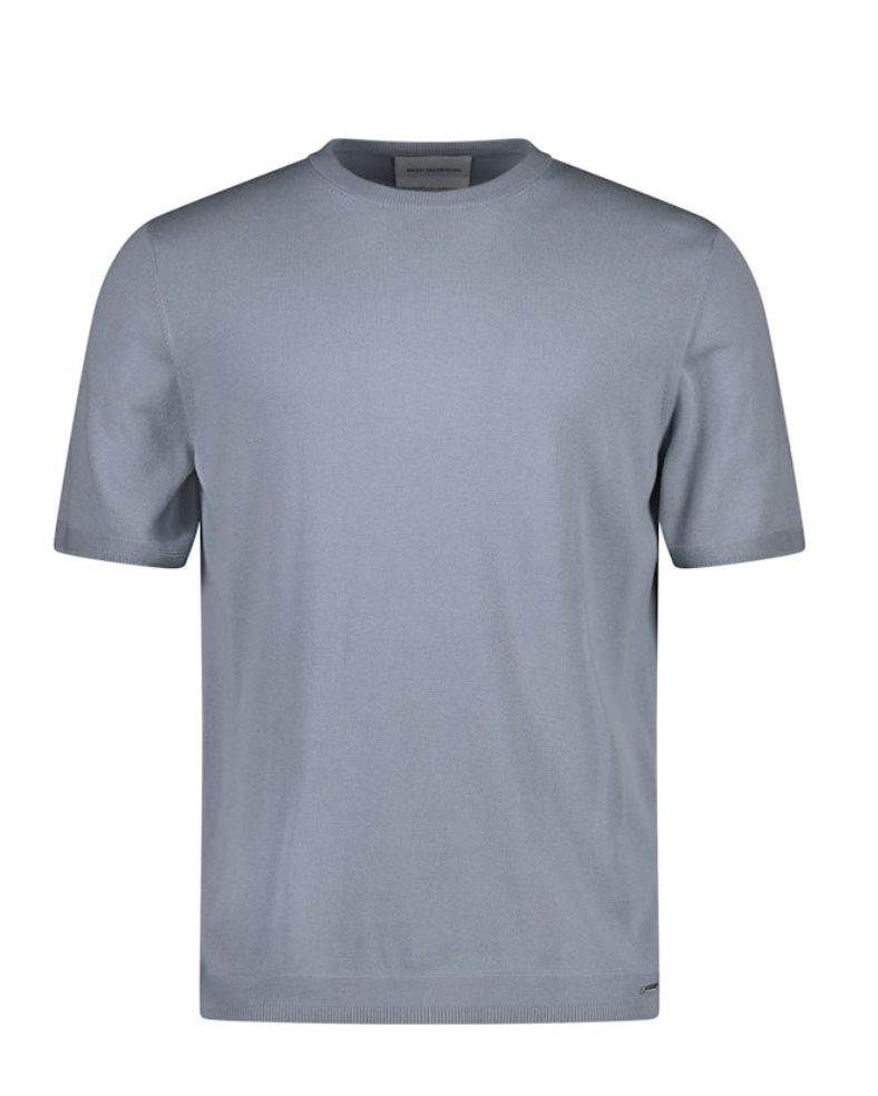 Roy Robson T-shirt Licht Blauw 
