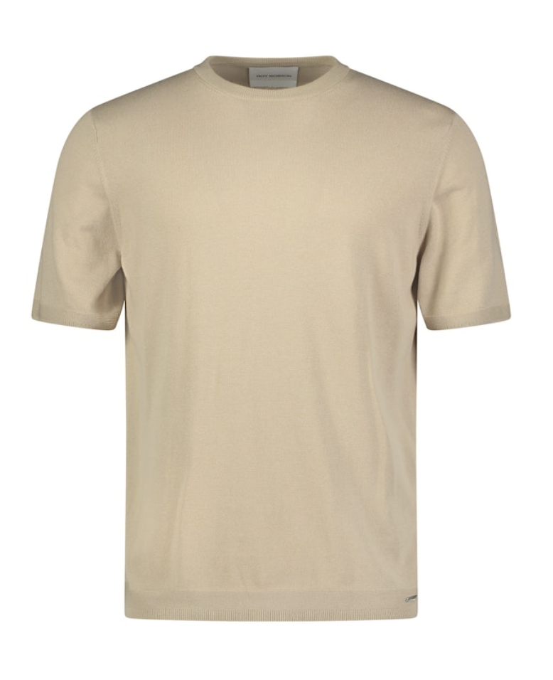 Roy Robson T-shirt Licht Bruin 