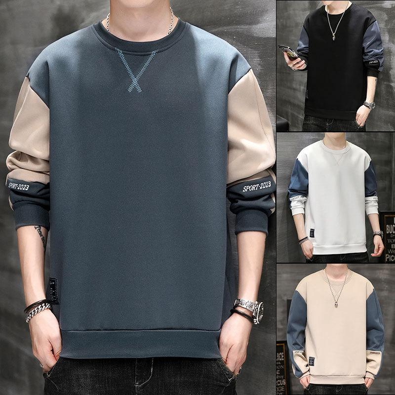 King Billion Lente Herfst Heren Sweatshirt Mannelijk Casual Lichtgewicht Harajuku Sweatshirts Hoodie Streetwear Baggy Tops M zwart