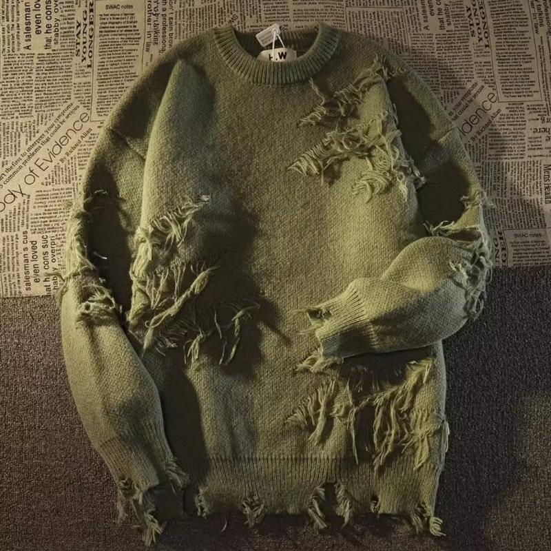 VIYOO Nieuwe herfst- en wintertrendy truien verdikt gebreid onderkant shirt grote maat veelzijdige effen kleur losse sweatshirt M-3XL M zwart