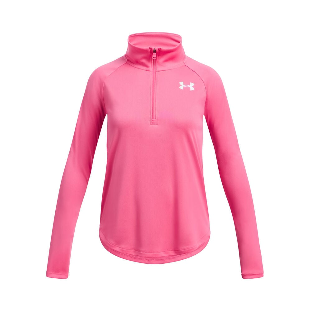 Under Armour Girls' Tech 1/2 Zip Junior - Pink - Kind, Pink