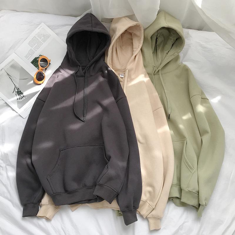 HOTDOG Heren Lente en Herfst Capuchon Casual Baseball Kleding Effen Kleur Zak Pullover Sweatshirt 5XL