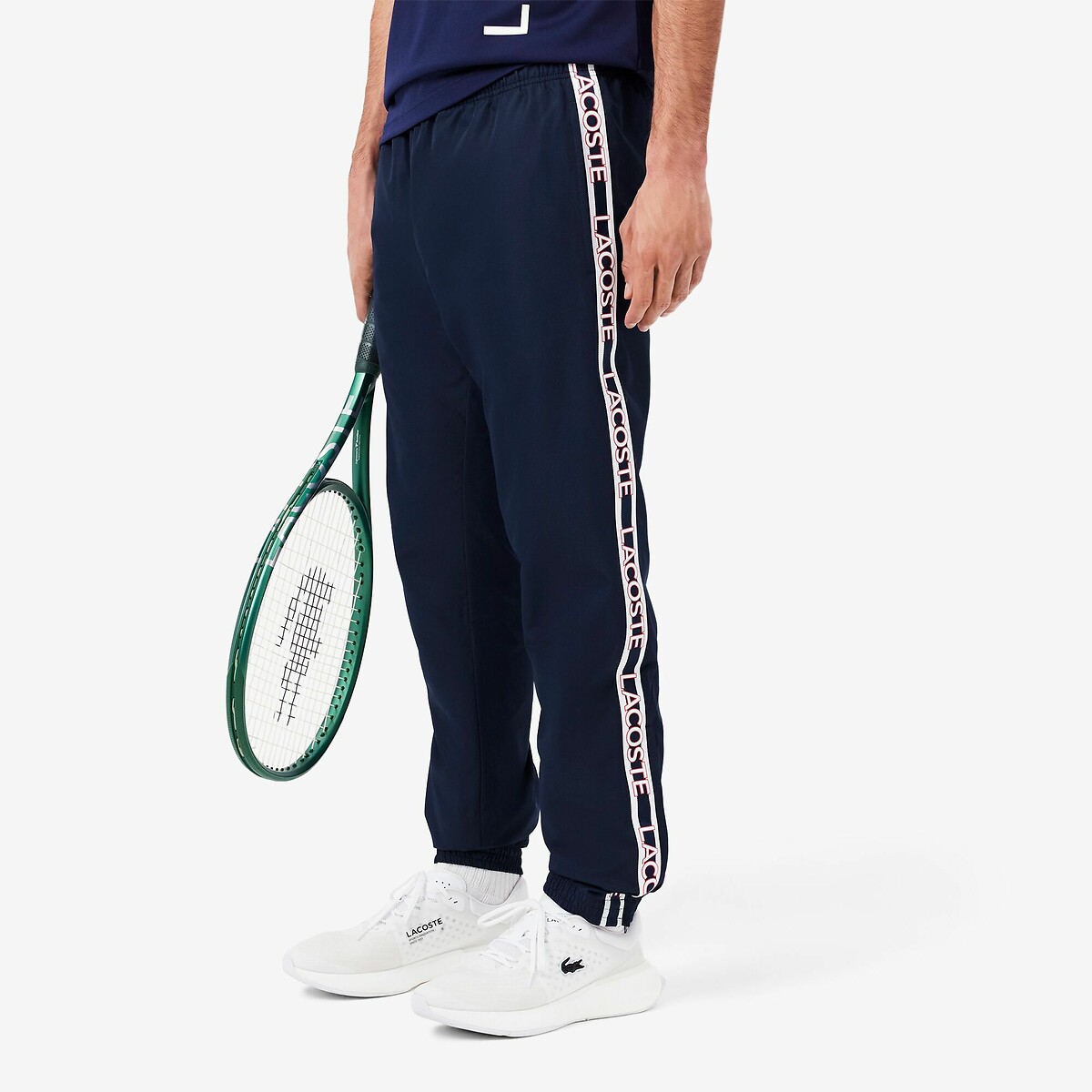 Lacoste Panel Track Pants - Blue- Heren, Blue