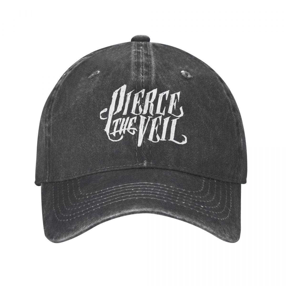 91421224MABN1UXM5T PIERCE THE VEIL PTV Heren Dames Baseball Cap Versleten Gewassen Hoeden Cap Vintage Outdoor Zomer Cadeau Zonnekap One Size