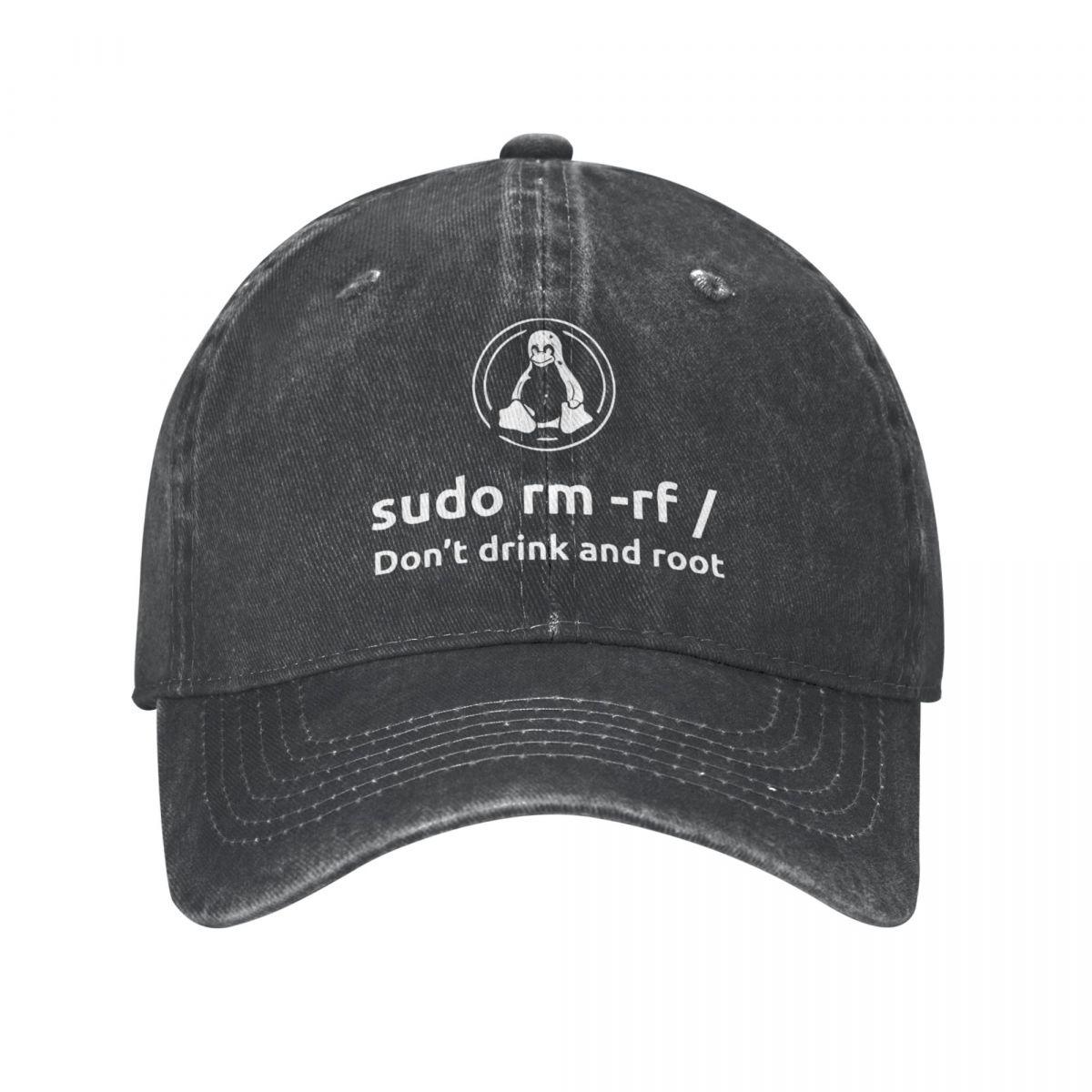 91421224MABN1UXM5T Hip Hop Baseball Cap Hoed Programmeur Programmeren Coderen Coder Zomer Vizier Cap Linux Root Sudo Gewassen Katoen Casquette Gorras One Size