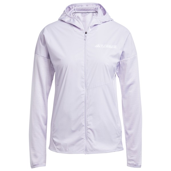 adidas Terrex - Women's Xploric Wind Lt. Hooded Fleecejacket - Windjack, wit