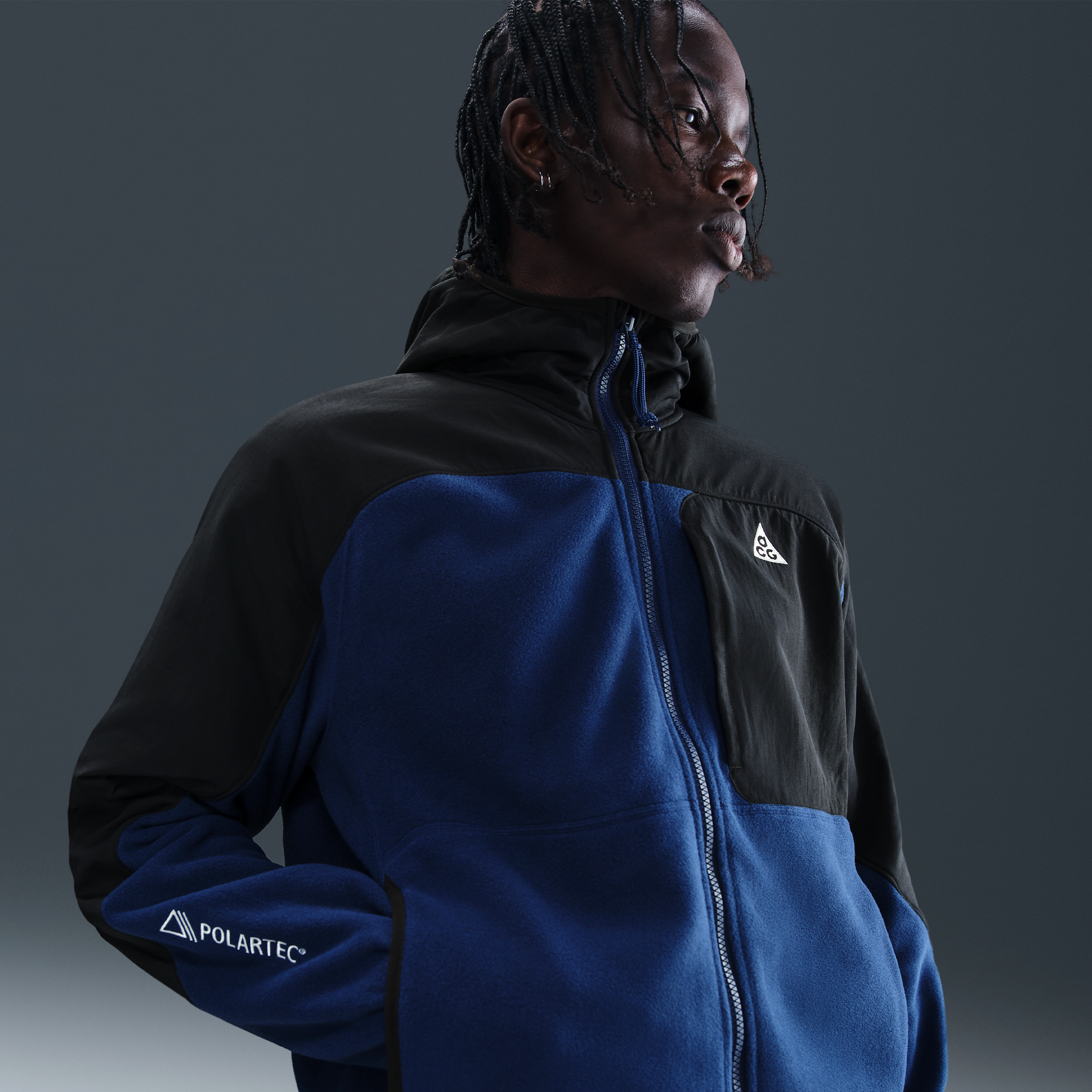 Nike ACG 'Wolf Tree' Hoodie - Blue- Heren, Blue