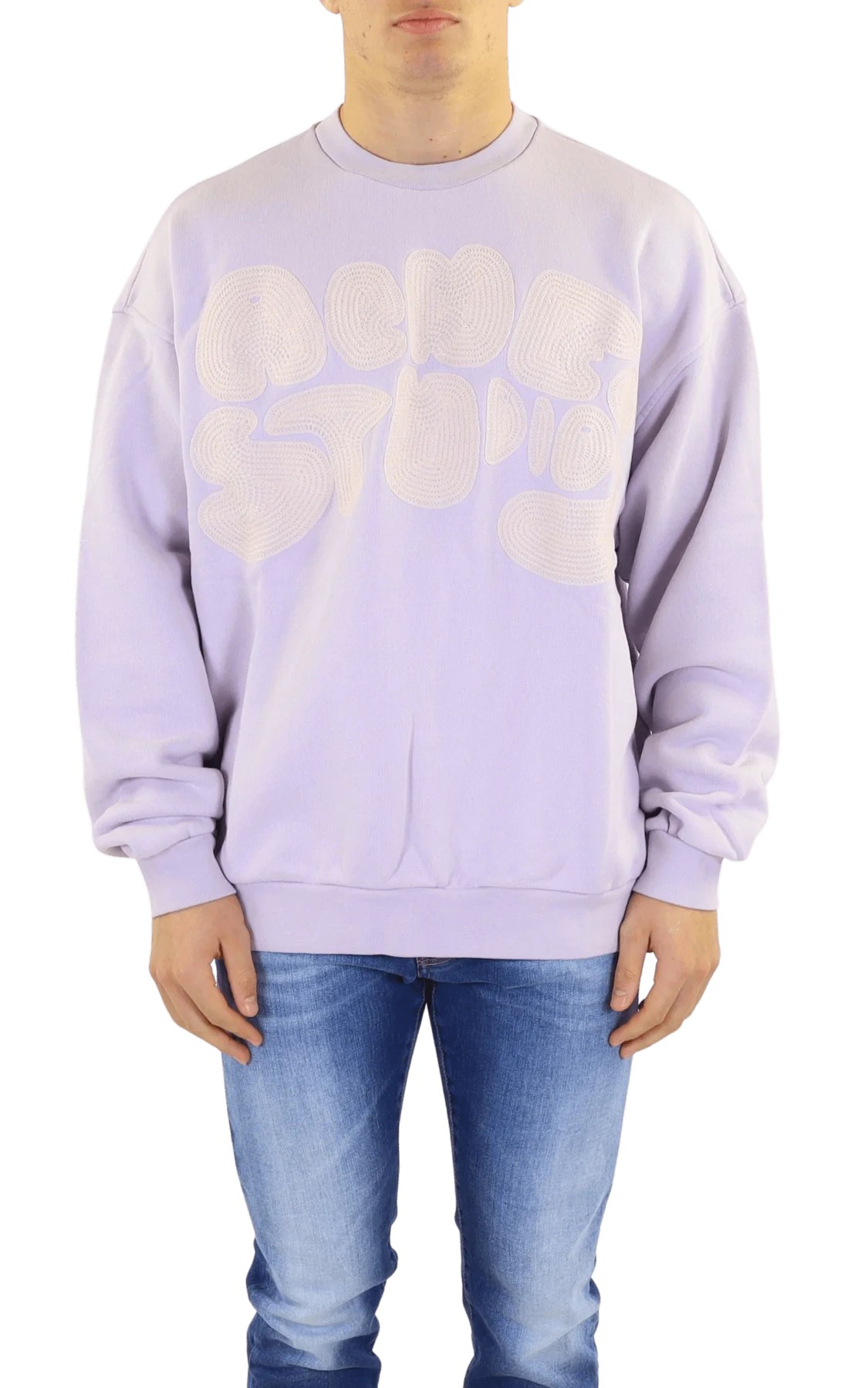 Acne Studios Heren fyre bubble logo crew
