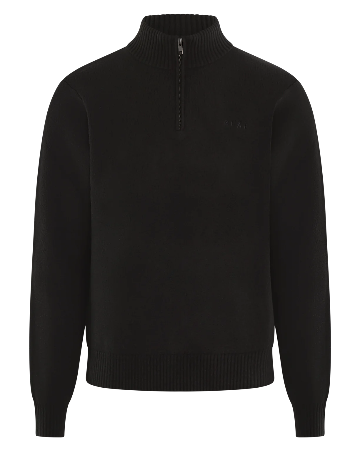 Olaf Hussein Heren knitted drift mock neck