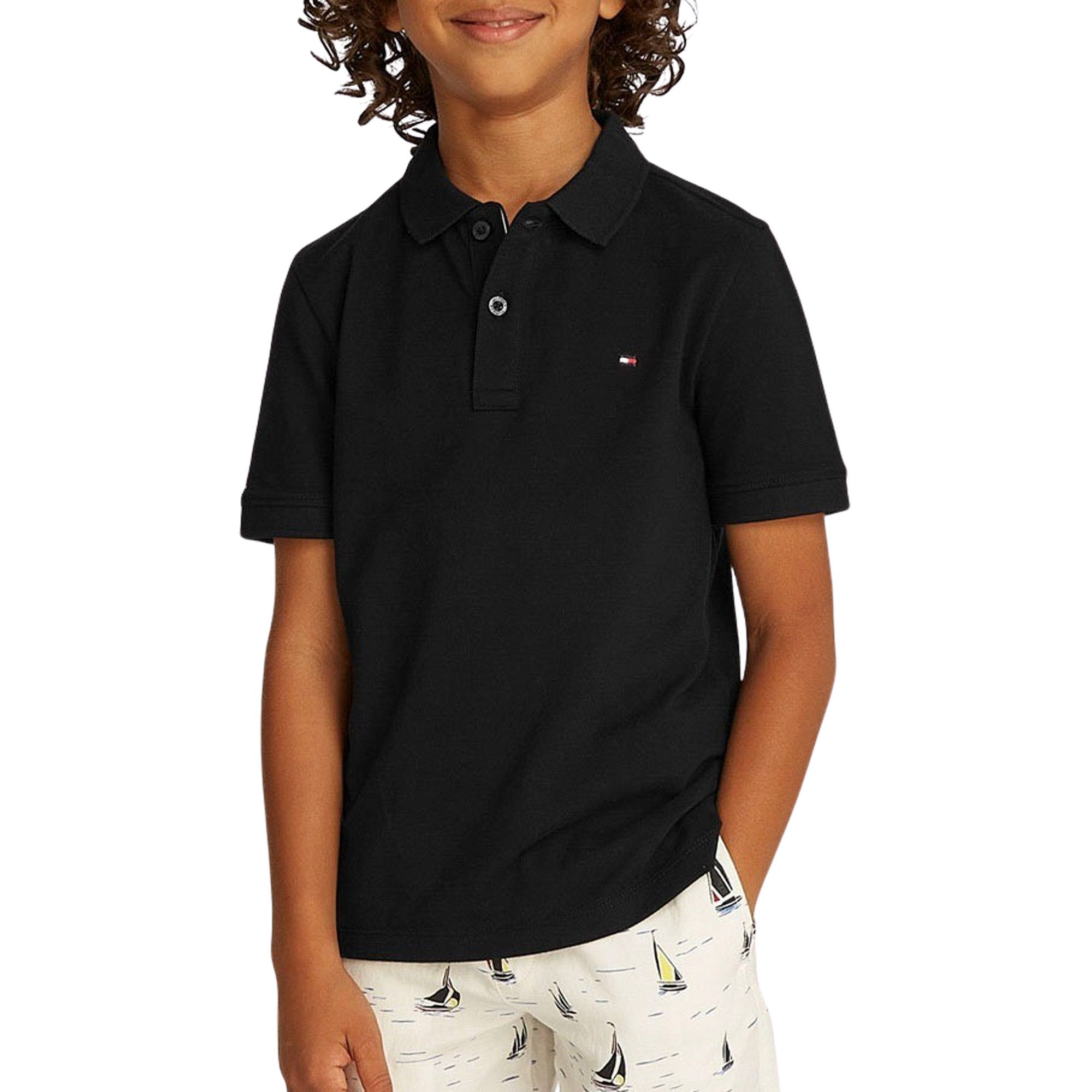 Tommy Hilfiger Contrast Flag Polo Junior
