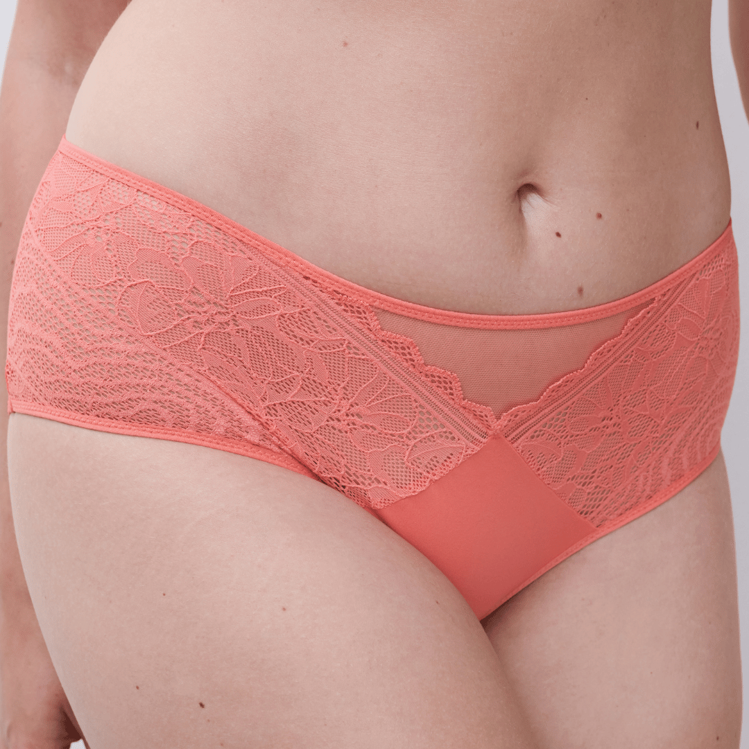 Chantelle EasyFeel Floral Touch hipster slip, oranje