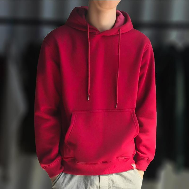 LH59YK Mode-sweater met capuchon voor heren 2021-jas Sport-vrijetijdskleding 2XL zwart