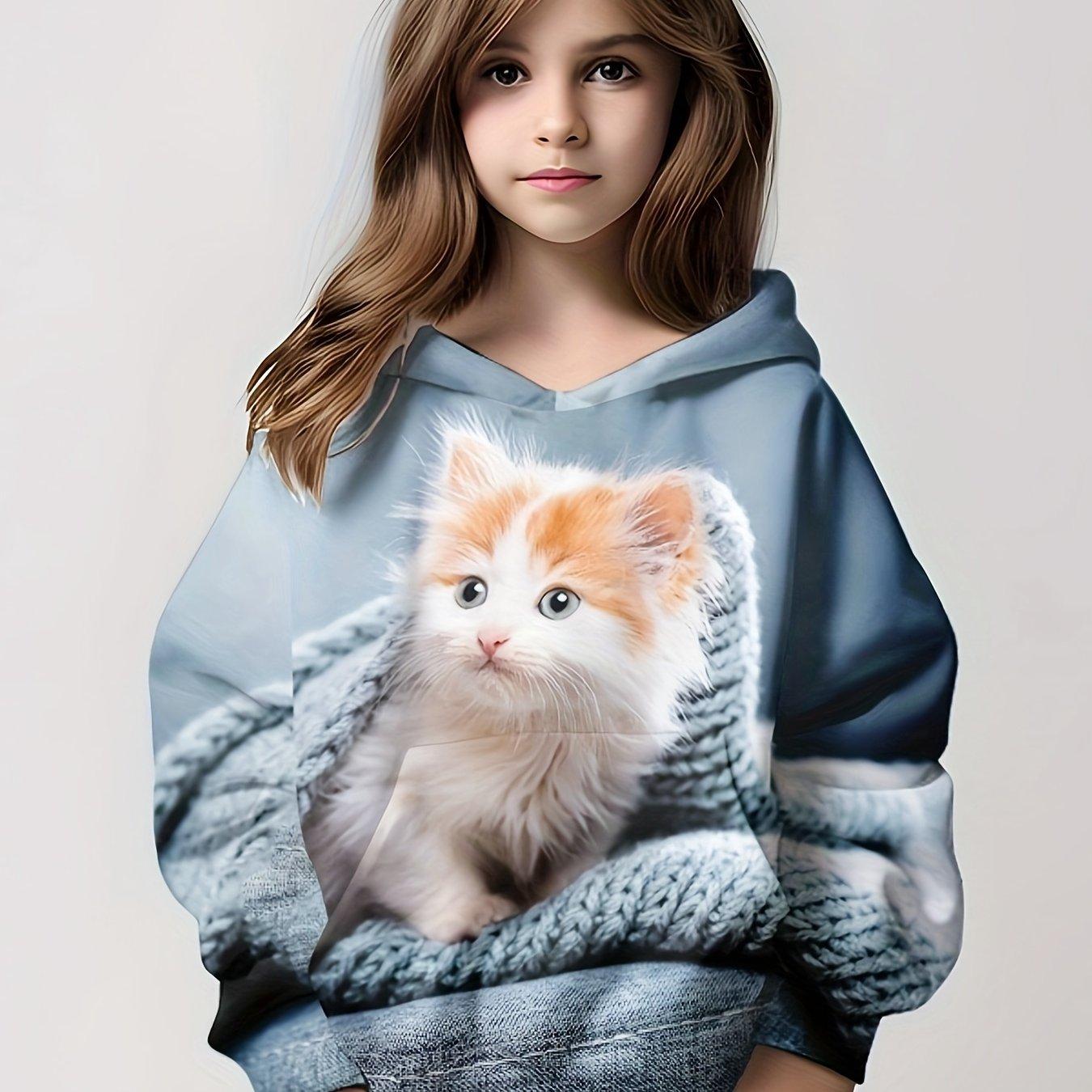Bobby3 Kinderkleding Hoodies Kinderen Top Lange Mouw Casual 3d Dieren Print Mode Meisjes Zomer Herfst Kleding Meisjeskleding 100