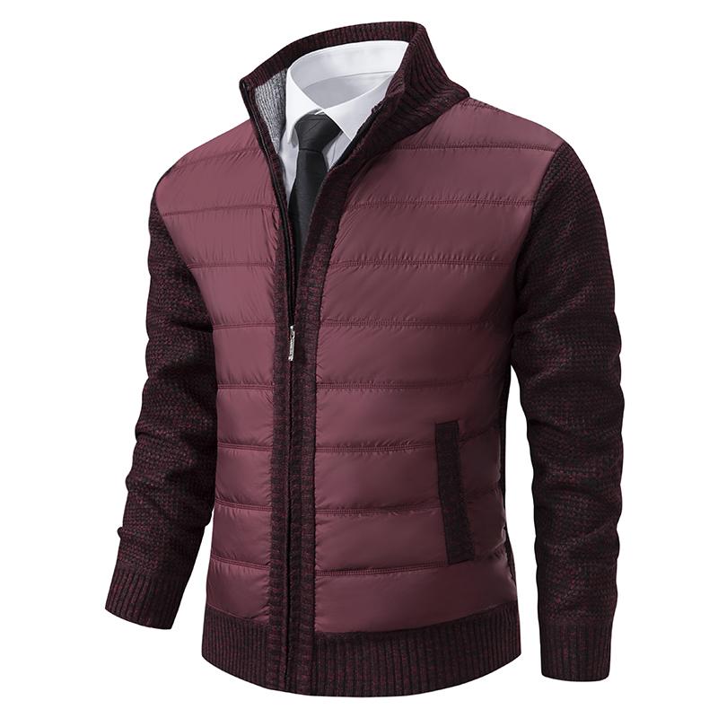 WOLF MAN Herfst Winter Heren Gebreid Vest Casual en Comfortabele Mode Trend Losse Warme Vest Trui M zwart