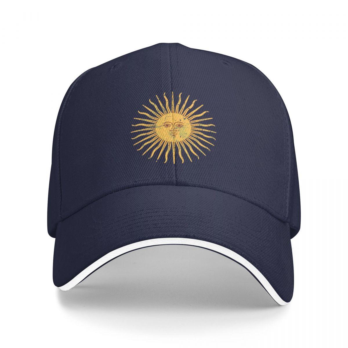 91440605MAC58Q307J Argentinië Vlag Symbool Zon Baseball Cap Icoon Vissershoed Dad Hat Dropshipping Hoeden Voor Unisex Vrouwen