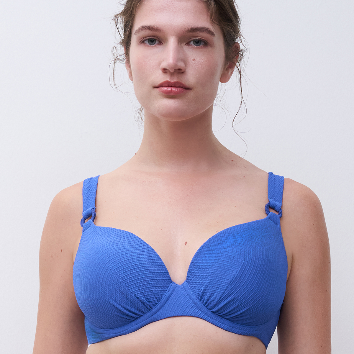 Femilet Navarino bikinitop met beugel, blauw