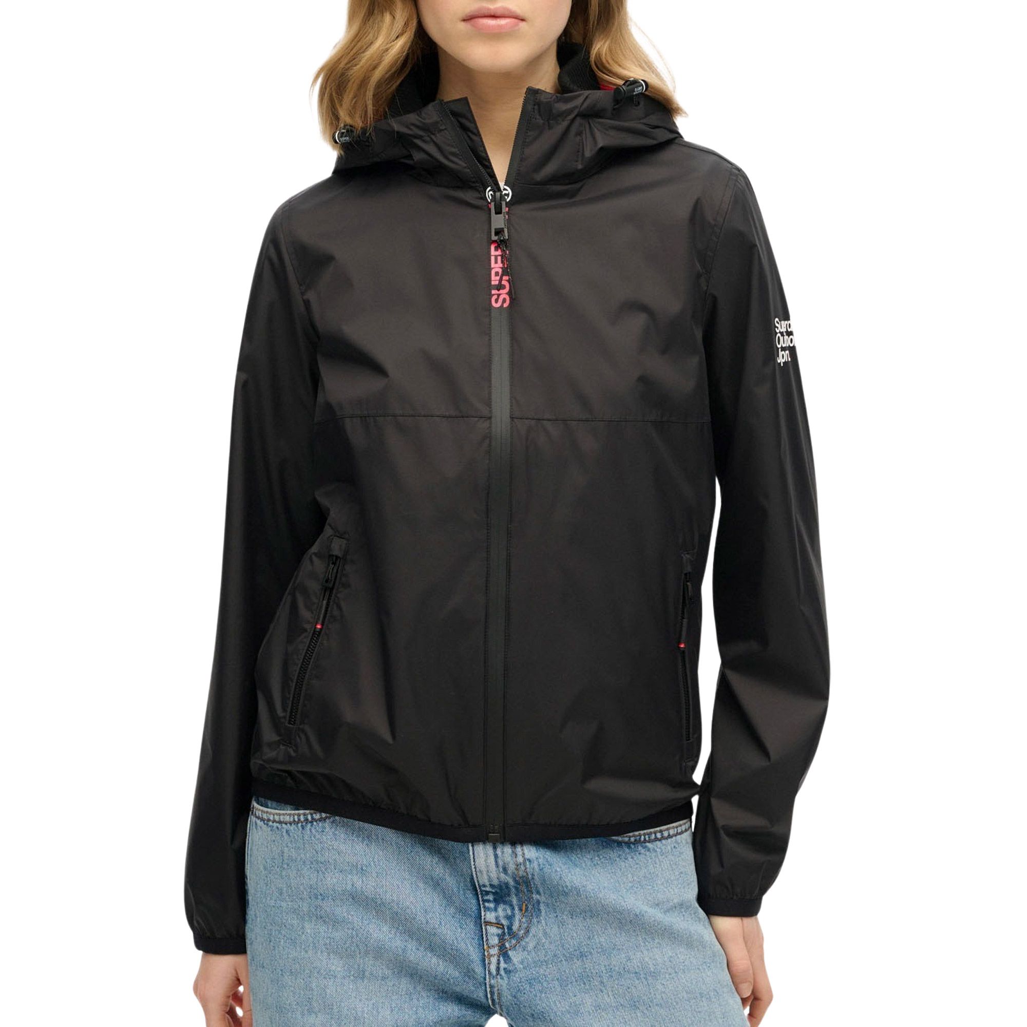 Superdry Hooded Logo Windbreaker Jas Dames