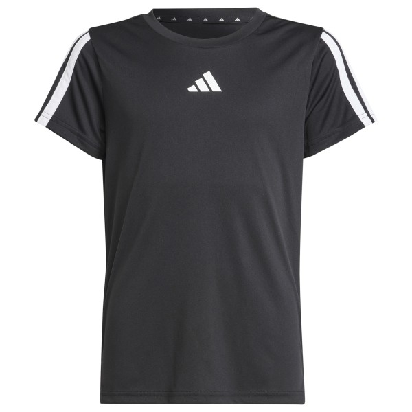 adidas - Kid's Training Essential 3 Stripes Tee - T-shirt, grijs