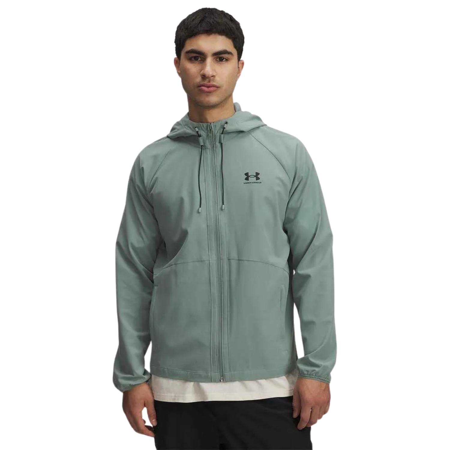 Under Armour Stretch Woven Windbreaker Sportvest Heren L