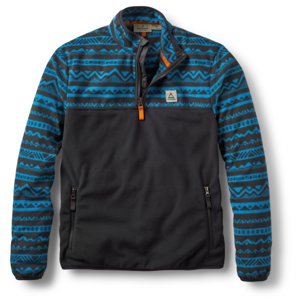 Passenger - Set Off Recycled Polar 1/4 Zip Fleece - Fleecevest, zwart