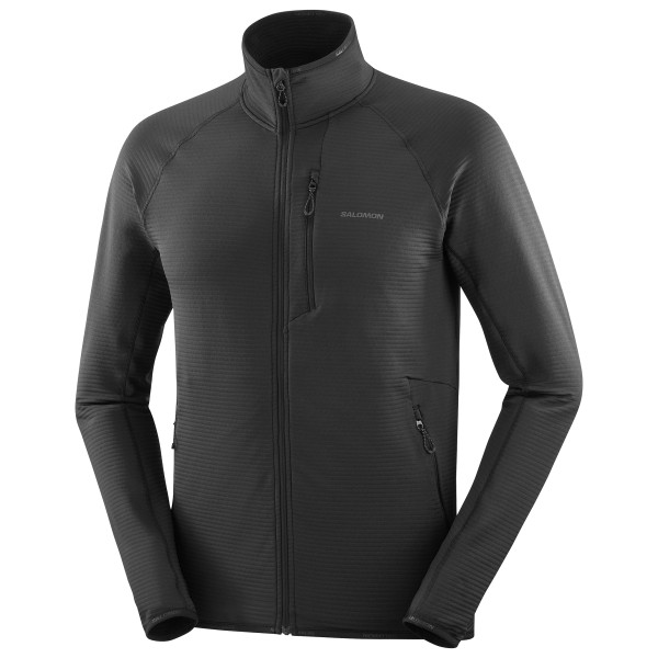 Salomon - Essential Lightwarm - Fleecevest, zwart/grijs