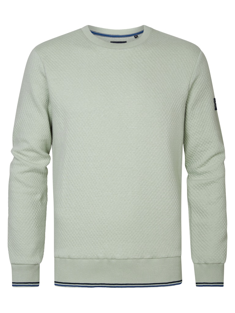 Petrol Industries men sweater round neck m-1050-swr301 6173 desert sage