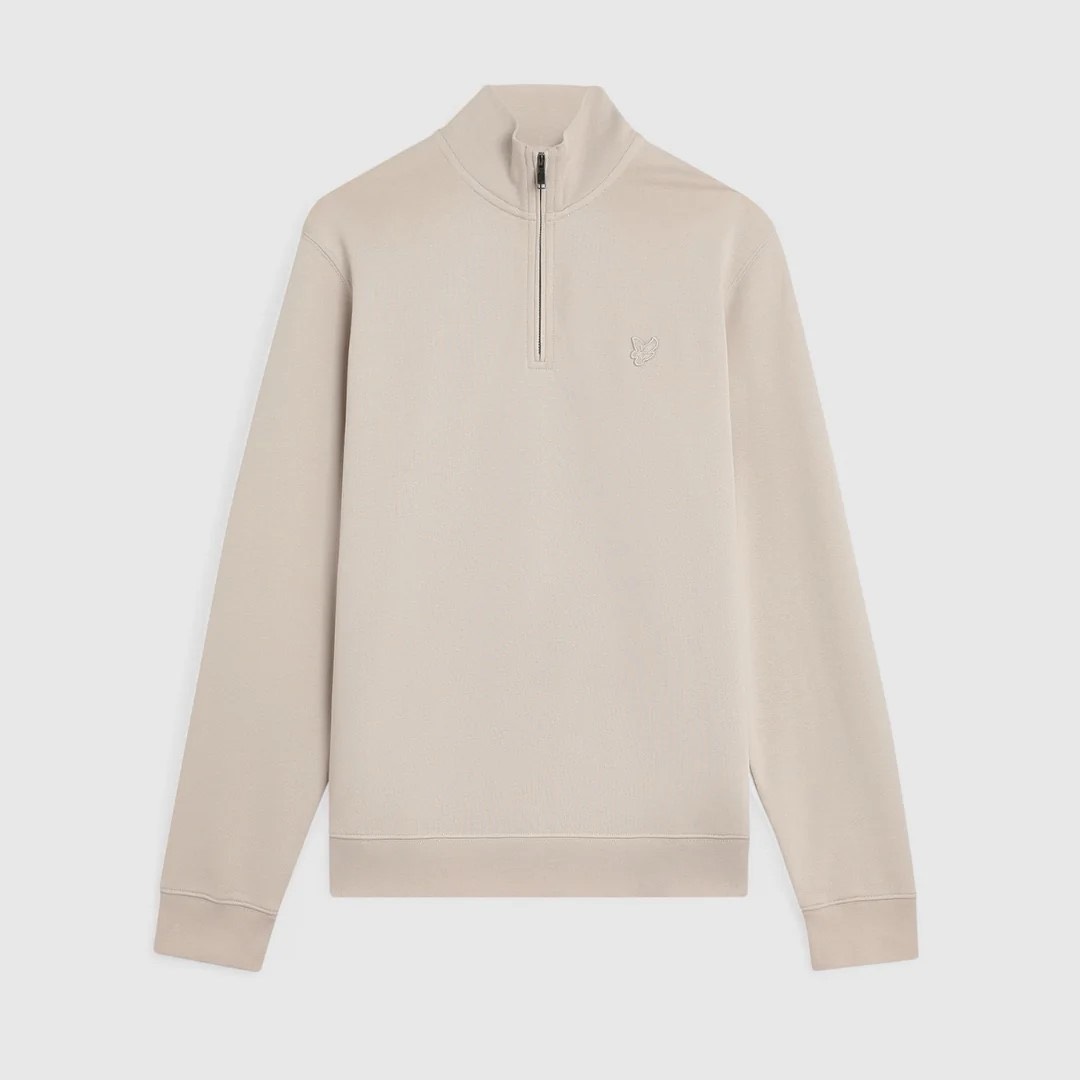 Lyle and Scott Sweater zip zand