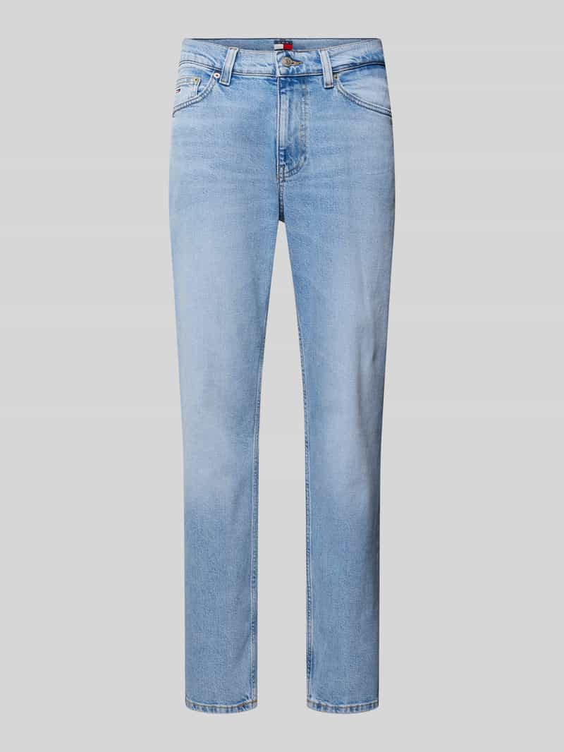 TOMMY JEANS Regular fit jeans RYAN RGLR STRGHT met gestempeld logo