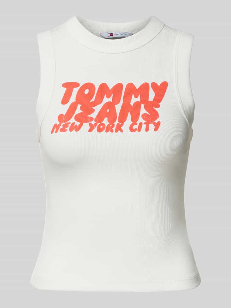 Tommy Jeans Tanktop in riblook