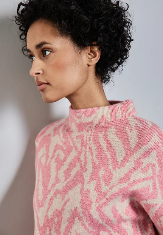 Street One Trui met jacquard