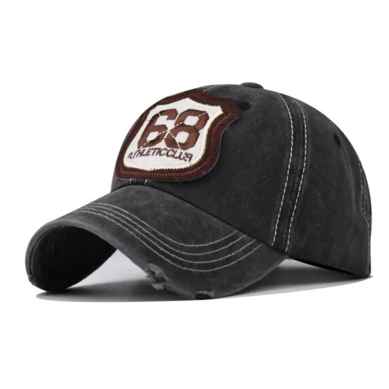 BOOSKU Unisex baseballpet met gebogen rand voor hardlooptrainingen en buitenactiviteiten. Verstelbare sporthoed. Verstelbare pet