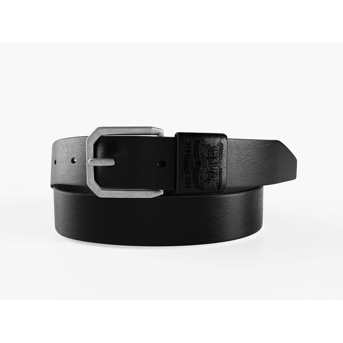 Levi's Leren riem WIDE LOOP TWO HORSE BELT
