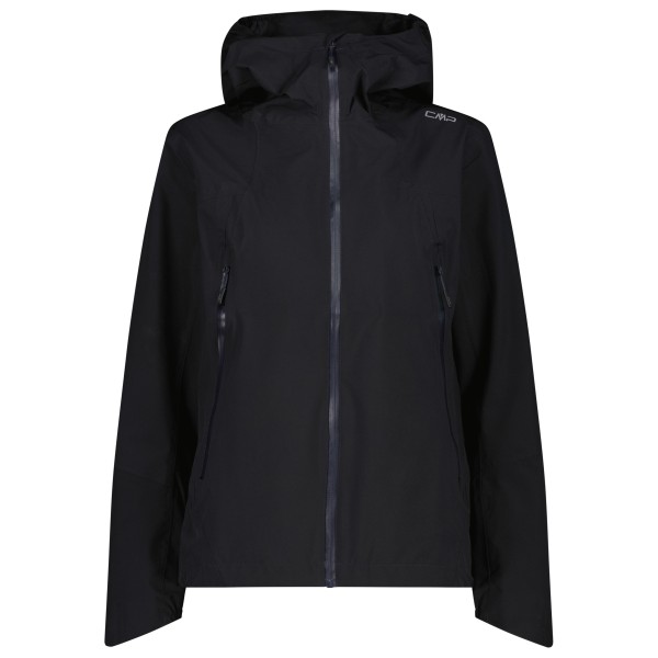 CMP - Women's 2 Layer Jacket Fix Hood - Regenjas, zwart