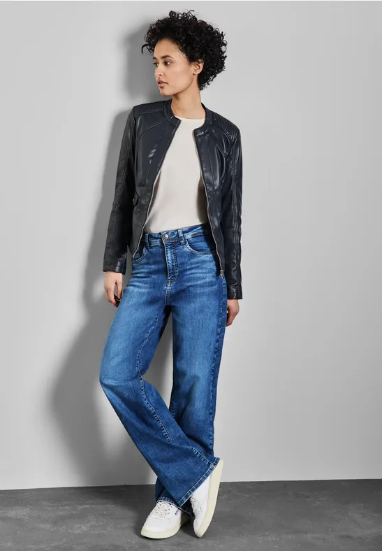 Street One Lederlook jasje