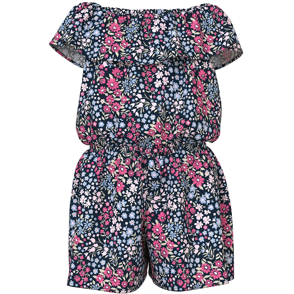 nameit-collectie Name It-collectie Jumpsuit Vinaya (carmine rose cute flowers)