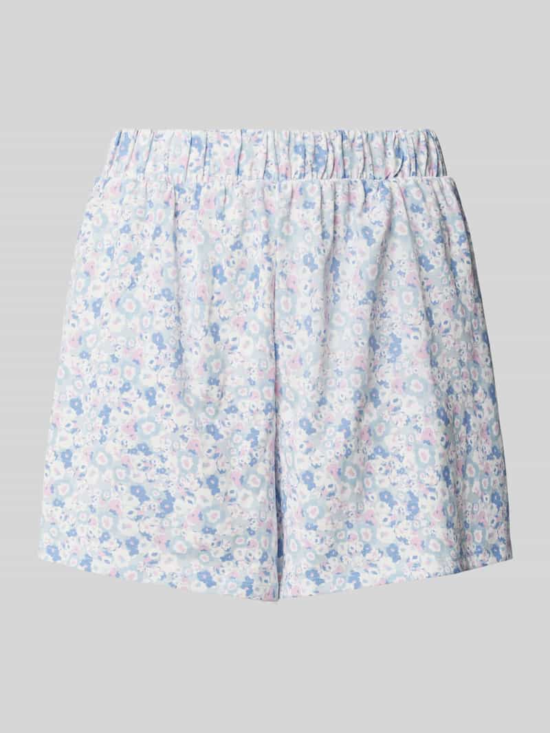 Marc O'Polo Short Mix & Match Cotton met gebloemde all-over print