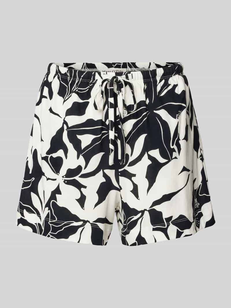 Marc O'Polo Comfort fit pyjamabroek in een mix van modal en katoen met all-over motief