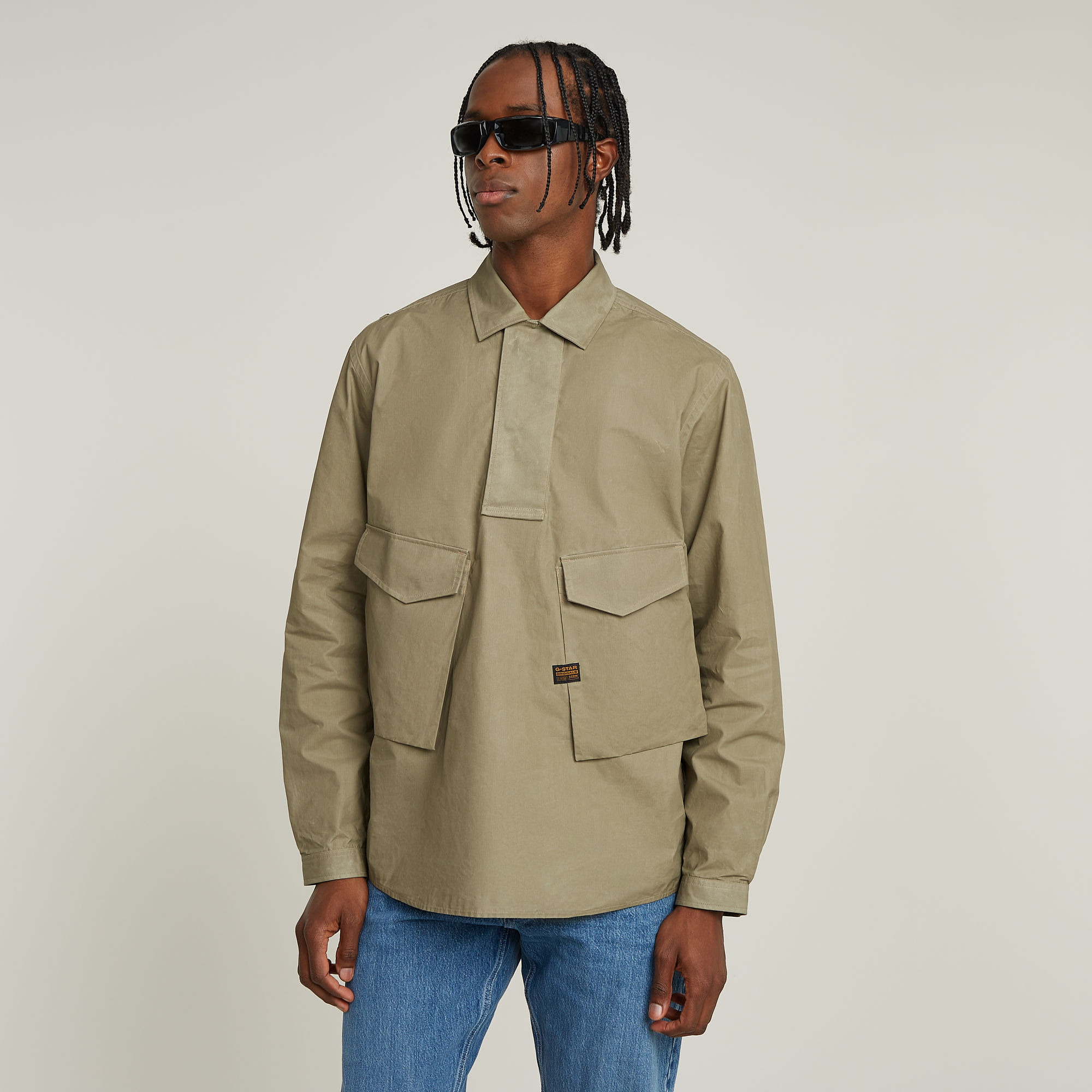 G-Star RAW Anorak Relaxed Shirt - Groen - Heren