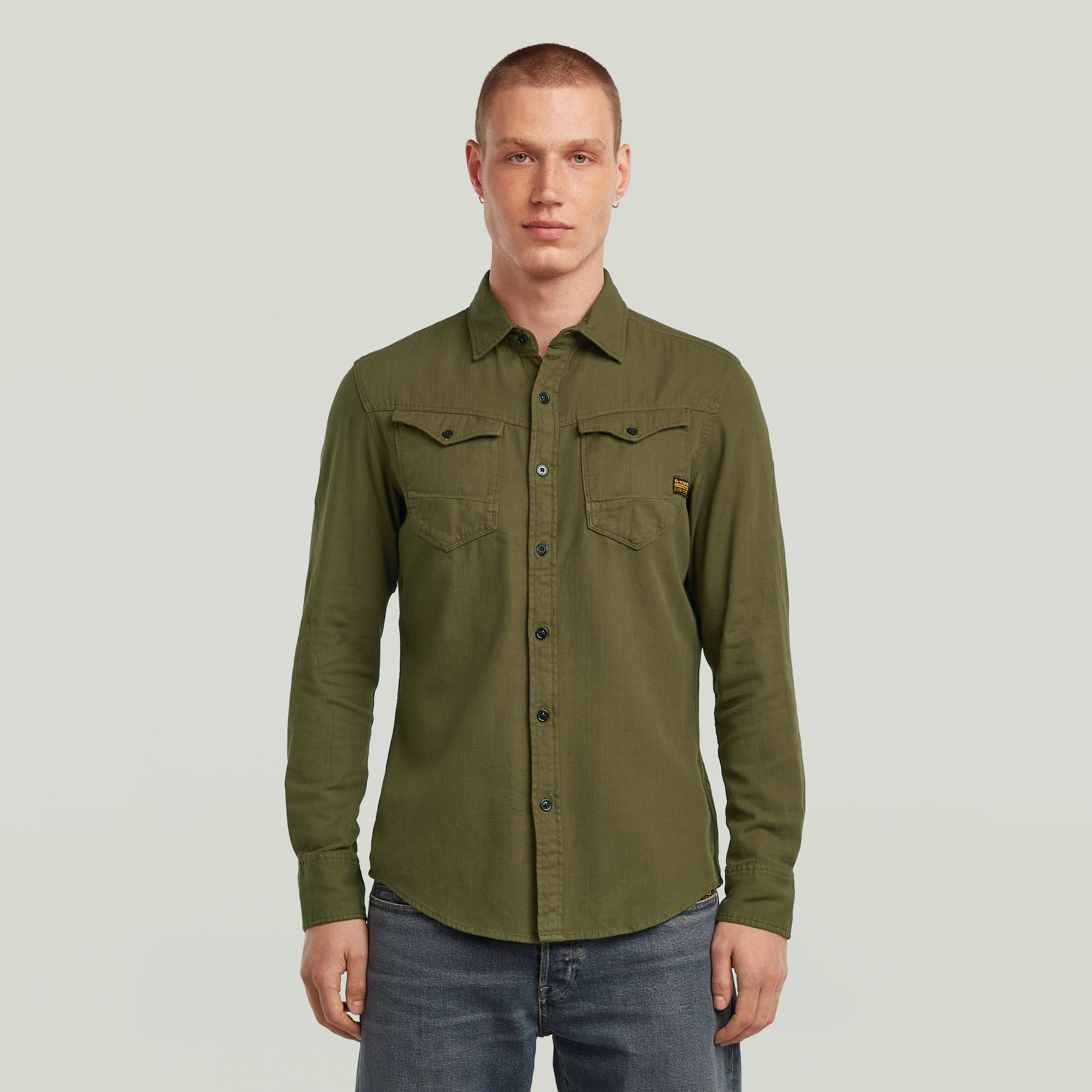 G-Star RAW Arc 3D Slim Shirt - Groen - Heren