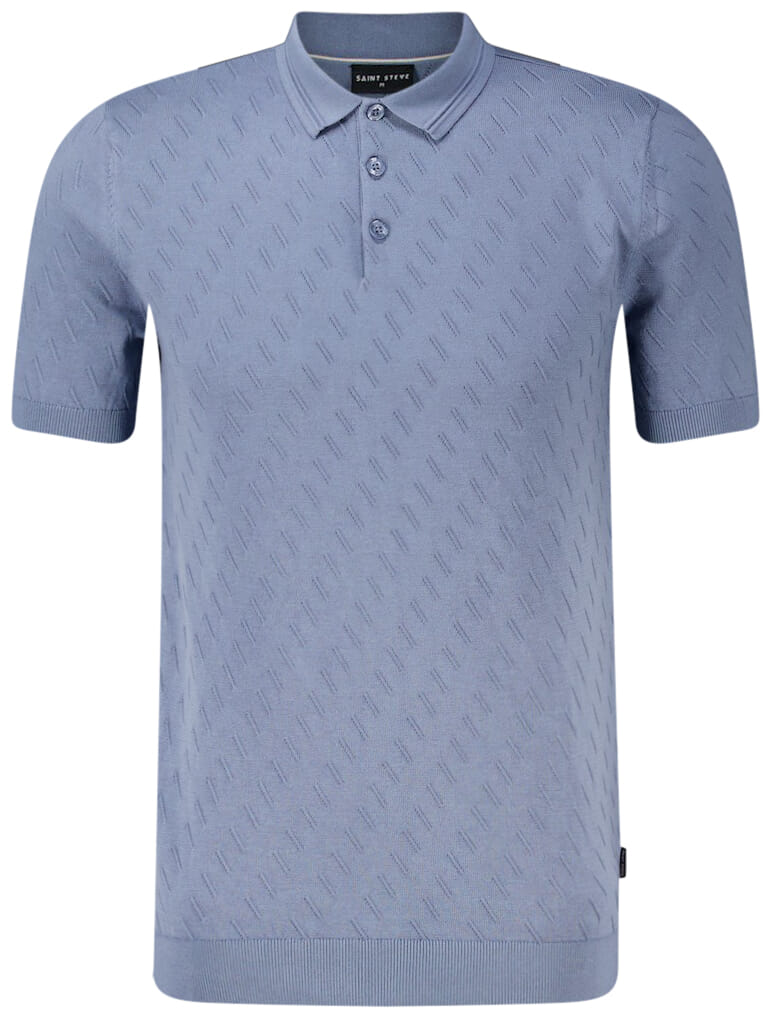 Saint Steve Polo Teije Blauw heren