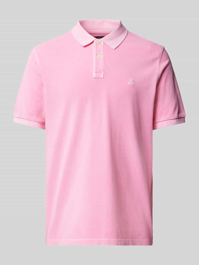Marc O'Polo Regular fit poloshirt van puur katoen met logostitching