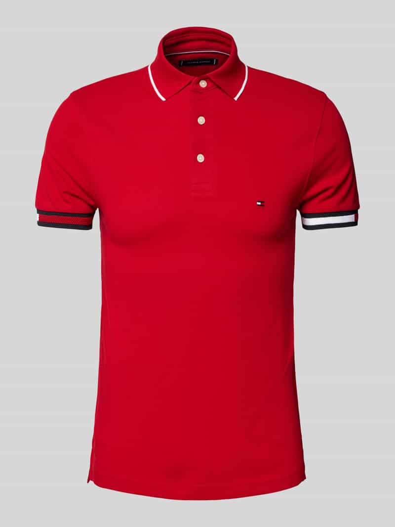 Tommy Hilfiger Poloshirt FLAG CUFF SLIM FIT POLO