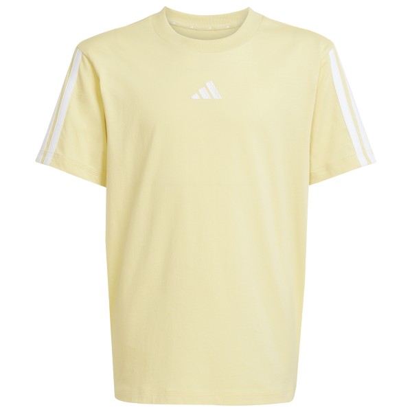 adidas - Kid's 3 Stripes Tee 160 - T-shirt, beige/geel