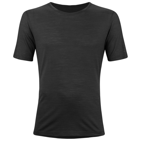 Löffler - T-Shirt Merino-Tencel - Merinoshirt, zwart