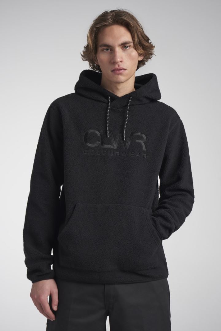 Colourwear Teddy Hood 2.0 Trui Heren Black