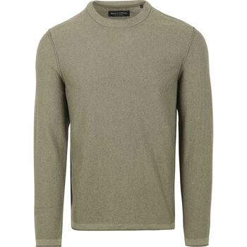 Sweater Marc O'Polo Pullover Linen Blend Groen
