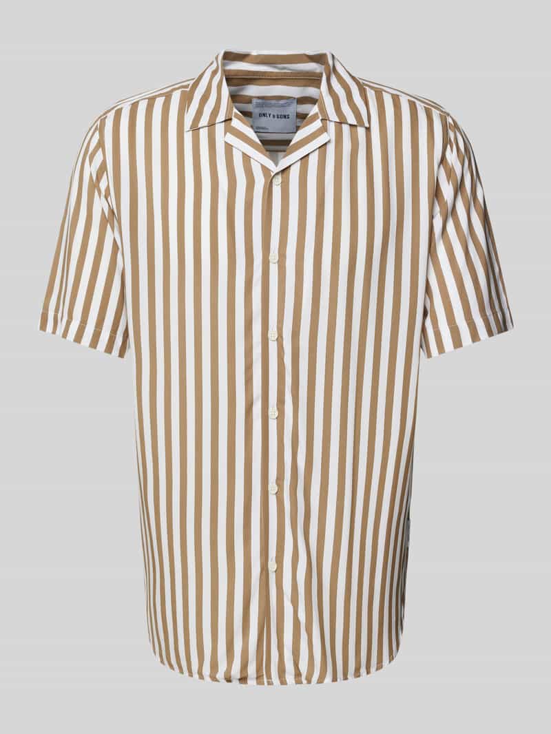 Only & Sons Regular fit vrijetijdsoverhemd met 1/2-mouwen, model 'WAYNE'