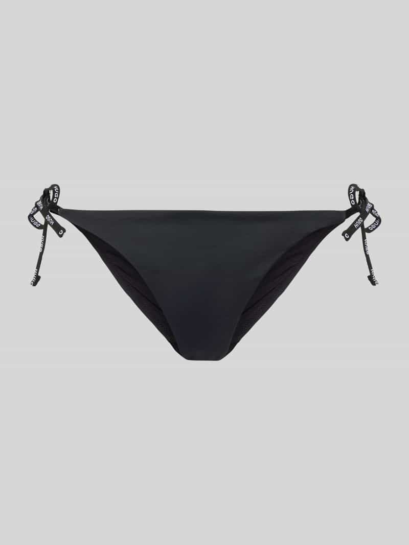 HUGO underwear Bikinibroekje PURE_SIDE TIE met contrastkleurige inzetten
